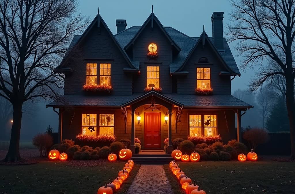 maison halloween